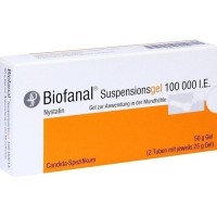 Суспензионный гель от грибковых инфекций в ротовой полости BIOFANAL Suspensionsgel Tube 50 гр Dr. Pfleger Суспензионный гель от грибковых инфекций в ротовой полости BIOFANAL Suspensionsgel Tube 50 гр Dr. Pfleger